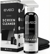 "Screen Cleaner Spray with Microfiber Cloth Safe for TVs, Laptops, Phones,