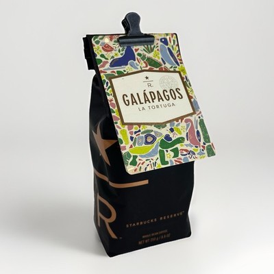 Starbucks Reserve Galapagos La Tortuga Whole Bean Coffee 8.8oz Best By 4/2026