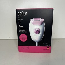 Image of Braun Silk-epil 3 Dry Use Corded Epilator - 3-031 - Pink NEW - SEALED
