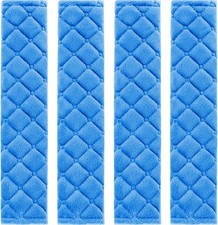 Tatuo 4 Pack Seat Belt Cover Extra Long Pads for 10.6 Inch, Blue