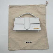 Borsa Jacquemus Le Grand Bambino White Bianca Originale Nuova Spedizione 48 H