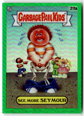 2023 Topps Garbage Pail Kids No. 211a See More Seymour Green 198/299