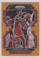 2021-22 Panini Prizm Orange Wave Prizm 3/60 John Collins #49 g7c