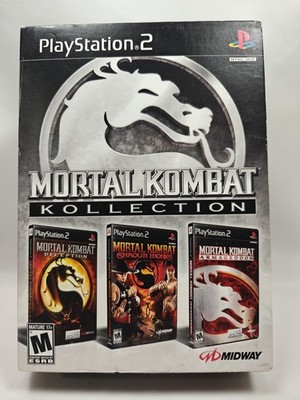 Mortal Kombat Kollection (PlayStation 2 PS2, 2008) Complete CIB, Excellent Cond