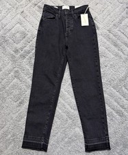 NWT Universal Thread Womens High Rise 90's Straight Leg Jeans Slim Stretch SZ 0