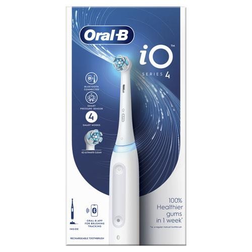 Oral B White Io4 Electric Rechargeable Toothbrush - Image 10