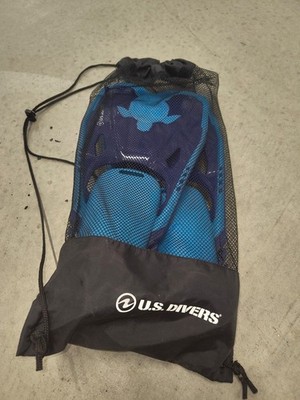 US Divers Youth Sizes Large 5-8 Flippers Fin Turtle Easy Adjust Strap Swim Class