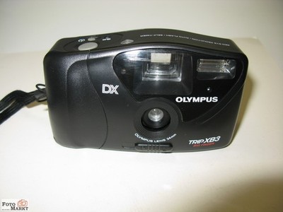 Olympus Kompakt-Kamera Trip XB3 black Objektiv wide-angle-lens 34 mm