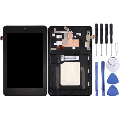 LCD Screen and Digitizer Full Assembly with Frame for Asus Memo Pad HD7 / ME173
