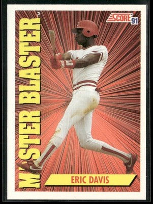 Eric Davis Player Lot Bundle 10 Different Baseball Cards ED001 Reds