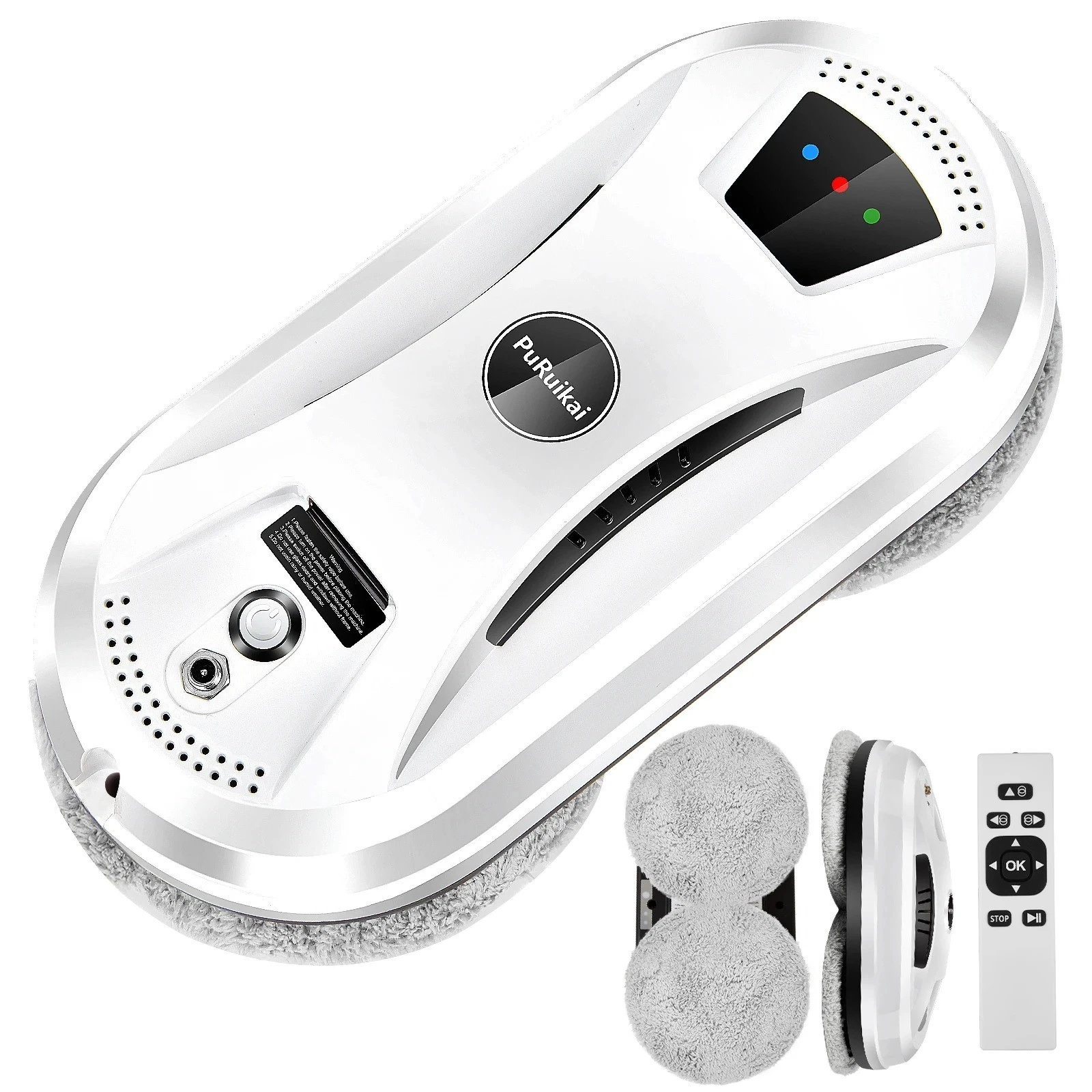 Intelligent Window Cleaning Robot Vacuum Cleaner Electric Glass Wiper Remote