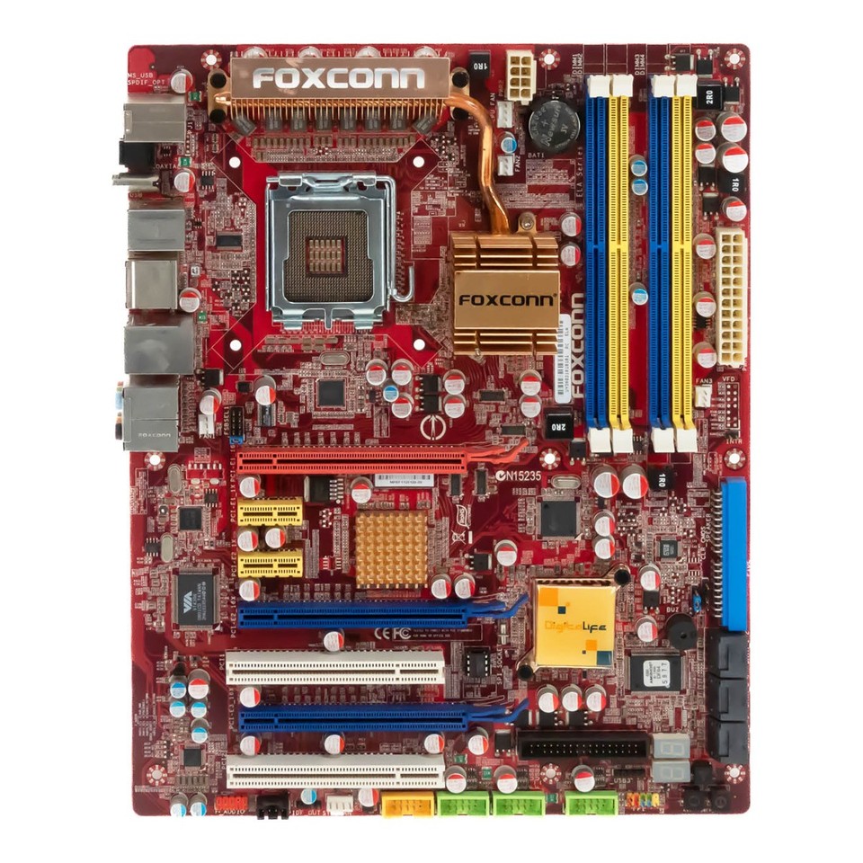 Carte Mère Foxconn ELA Pour Intel Socket 775 DDR2 ATX PCIe PCI SATA IDE ...