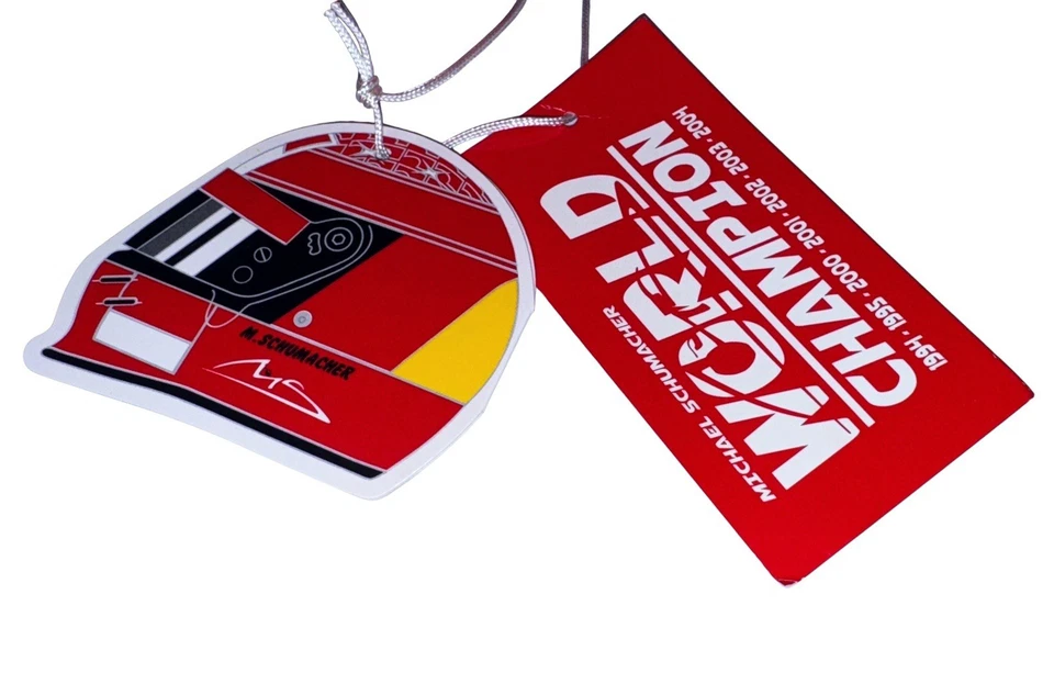 全新/NOS 限量版 F1 迈克尔·舒马赫 世界冠军 2000 红色帽子 — 第 2/4 张图片