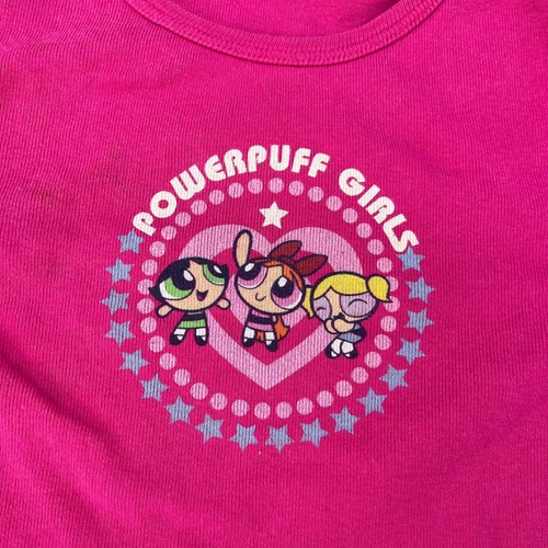 Camisa De Colección Niñas Superpoderosas Niñas S Rosa Tie Dye Gráfico Camiseta Y2K Cartoon Network - Imagen 3 de 6