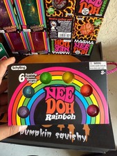 NeeDoh Rainboh Teenie Squishy Sensory Fidget Toys 6 Pack
