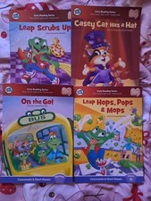 Leap Frog Early Reading Series Consonants And Short Vowels Lot Of 4 Books