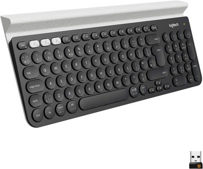 Logitech K780 Multi-Device Kabellose Tastatur für Windows, Apple Android oder... 