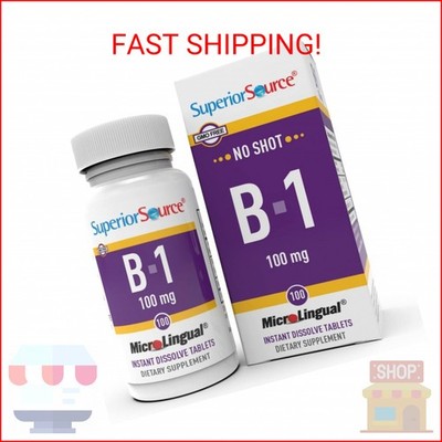 Superior Source B-1 100 mg - Vitamin B Supplement Supports Healthy Energy & Grow