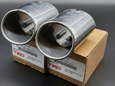 Toyota Genuine Factory Chrome Oem Exhaust Tips Set Of Two Toyota Genuine Factory Chrome Oem Exhaust Tips Set Of Two