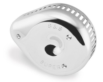 Harley Davidson S&S Slasher Air Cleaner Cover Chrome Super E & G Carb 17-0004