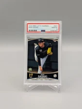 2020 BBM Lotte Marines #M07 Roki Sasaki RC PSA 10