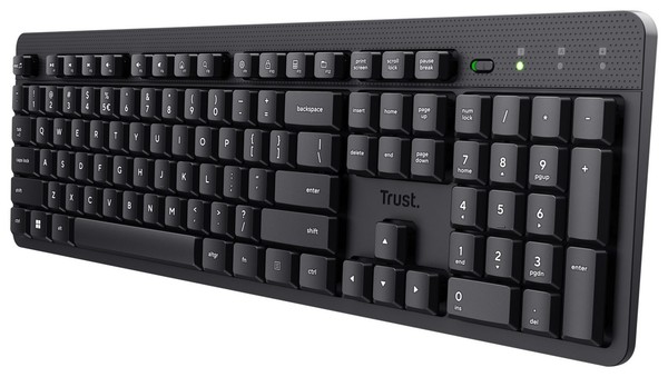 Trust Ody Ii BüRo Tastatur Rf Wireless 2.4 Ghz Schwarz-image