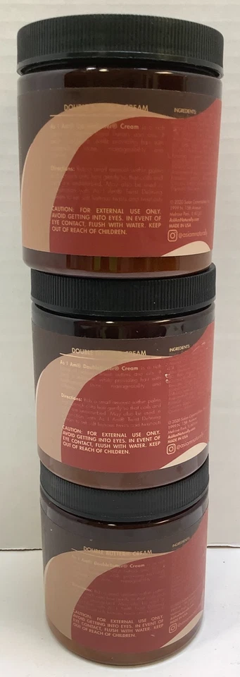 As I Am 经典双黄油面霜,丰富的日常保湿霜,8 盎司,3 包 — 第 3/4 张图片