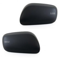 Coppia Calotte Specchietto Per Toyota Yaris 05-11 Destra Sinistra Primer Nere