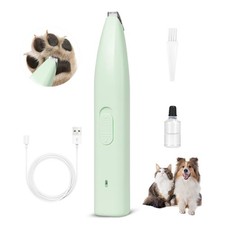 WAONIQ Dog Clippers for Grooming, Paw Trimmer, Pet Green