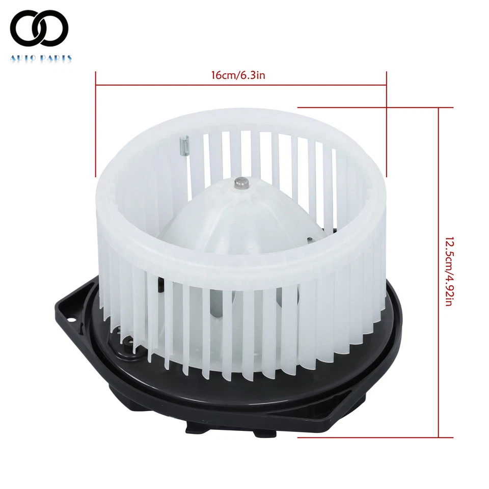 Motor soplador con jaula de ventilador para Nissan Altima Murano Pathfinder Máxima 2004-2022 Foto 2 de 4