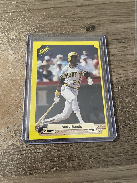 1987 Barry Bonds RC Rookie Classic Update Yellow Travel #113 (Yellow Back)