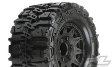 Pro-Line 10168-10 - Trencher HP 2.8"  Belted Truck Tires, Raid Black Wheels (2)