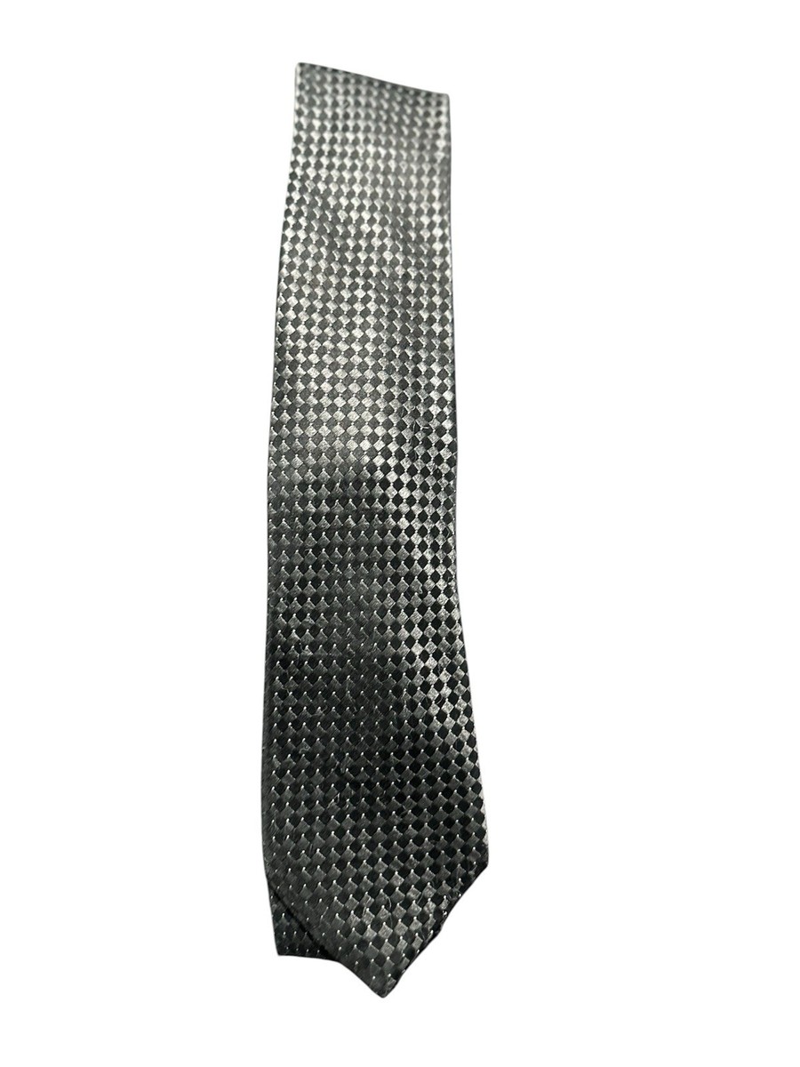 Donald J Trump Signature Collection Gray Power Tie 100% Silk Handmade
