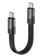 USB 4 Cable, 6-inch/15cm, 100W, 40Gbps, USB C to C, 5K 60Hz, Thunderbolt 4