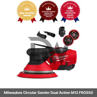 Milwaukee Sander Kreisschleifer Dual Action / M12 FROS50 / 12V FUEL nur Werkzeug