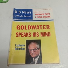U.S. News & World Report Dec 21 1964 Barry Goldwater J Edgar Hoover