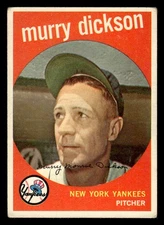 1959 Topps #23 Murry Dickson - VG-VGEX *TedsCardShack*