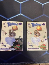 Upper Deck Space Jam 30th Anniversary Tasmanian Devil (2) Silver Cards