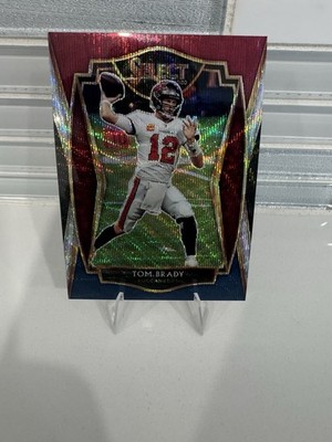 2020 Select Tom Brady Premier Level Tri Color Prizm #98/199 Buccaneers