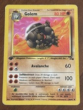 Golem 36/62 Fossil 1st Edition Regular Uncommon 1999 MP on eBay