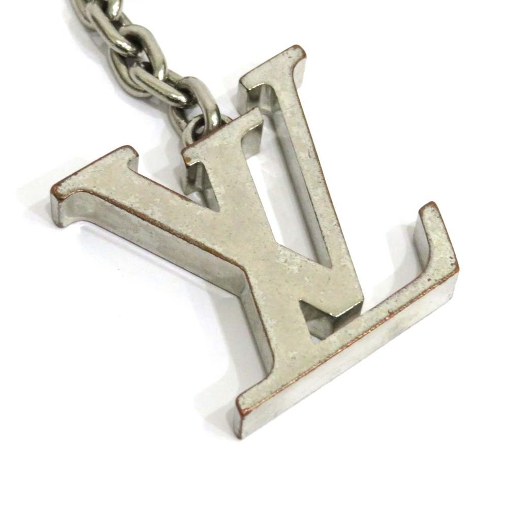 Louis Vuitton Keychain Portocle Initial M65071 Silver Metal