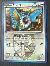 Chatot (Team Plasma) 77/101 Uncommon Plasma Blast Pokemon Heavily Played
