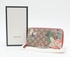 Gucci Tian Long Wallet Purse GG Supreme Zip-Around *RARE*