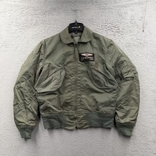 Vintage Alpha Industries CWU-36P Flyers Military Bomber Jacket Size Small