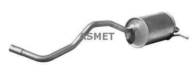 Rear Muffler ASMET 10.139