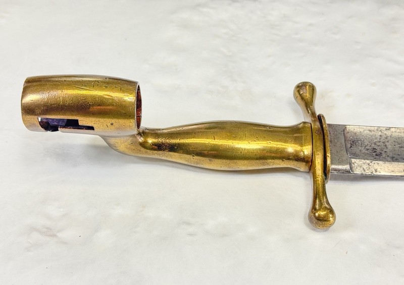 Civil War Era Horstmann Mississippi Rifle Sword Socket Bayonet - Confederate