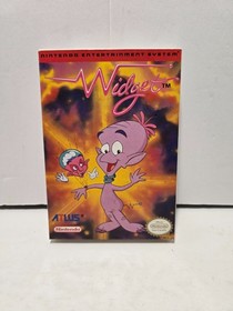 Widget w/ Poster Nintendo NES Complete in Box CIB