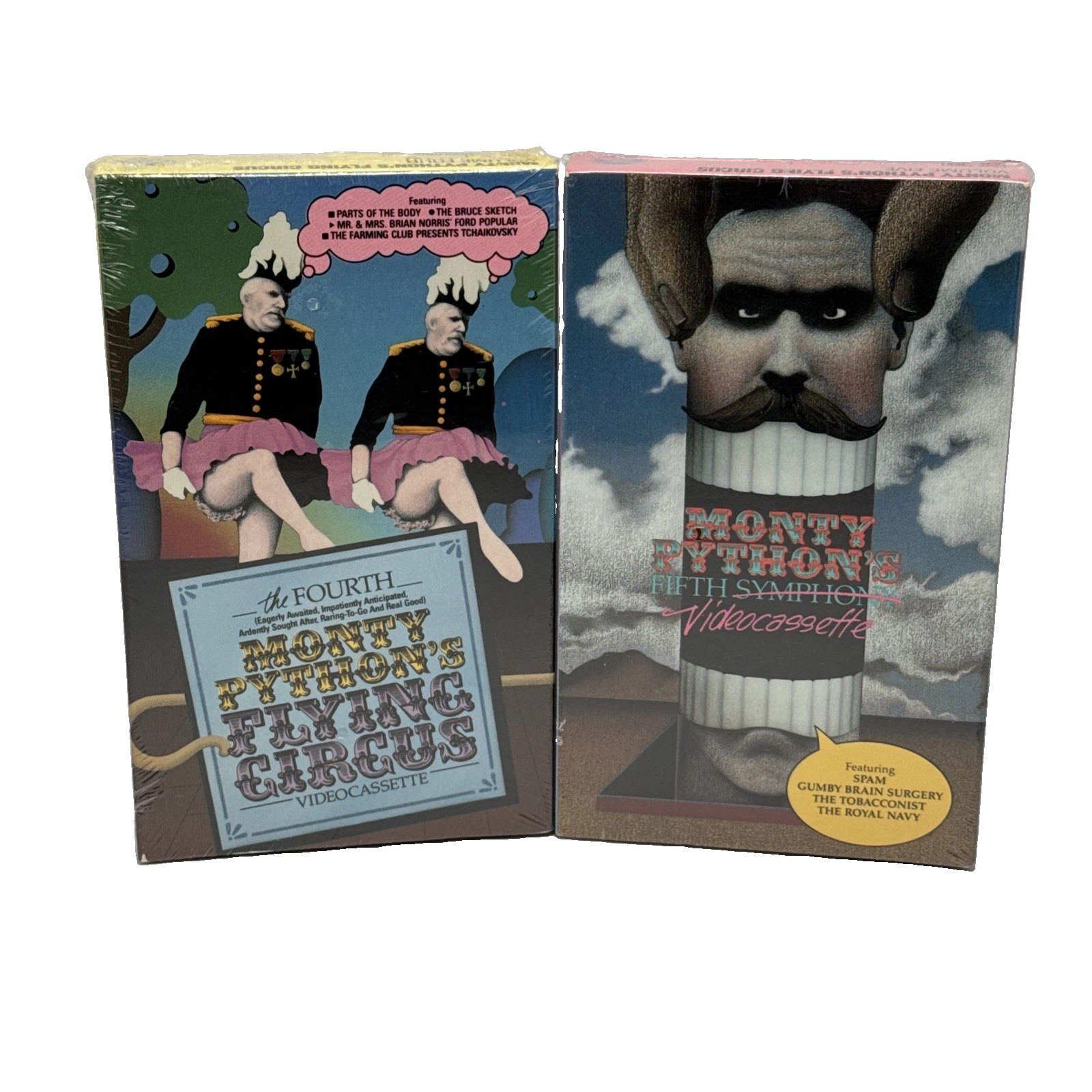 Monty Python’s Flying Circus Volume 4, 5 Betamax Beta Lot Of 2 Watermarks Sealed