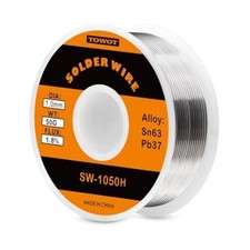 63-37 High Purity Tin Lead Rosin Core Solder Wire High Purity 0.039Inch 0.11LB