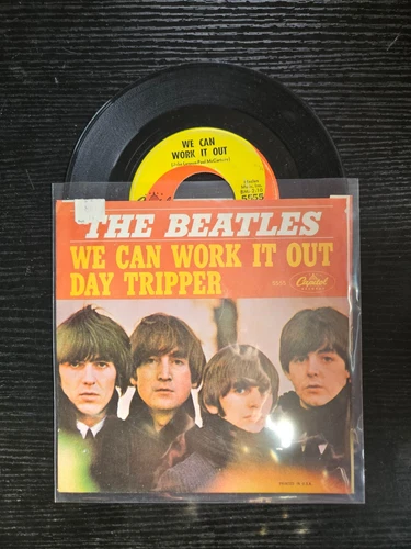 THE BEATLES We Can Work It Out / Day Tripper  45 w/ Picture Sleeve Scranton